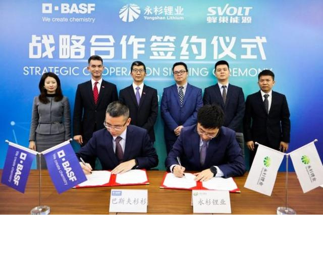 蜂巢能源携手巴斯夫杉杉战略投资永杉锂业(图1)