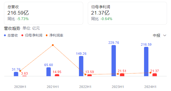 中国电池四巨头2024上半年业绩分析对比(图2)